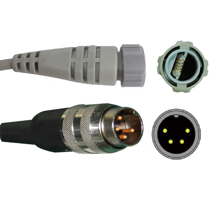 IBP adapter cable Compatible for Scott 4pin to Argon transducer