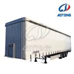 14000mm Curtain Trailer for Russia Market Steel Main Beam 500mm Hight Europe
