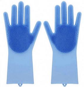 Quality Heat Resistant Silicone Cleaning Gloves Custom Magic Silicone Dishwashing Gloves wholesale
