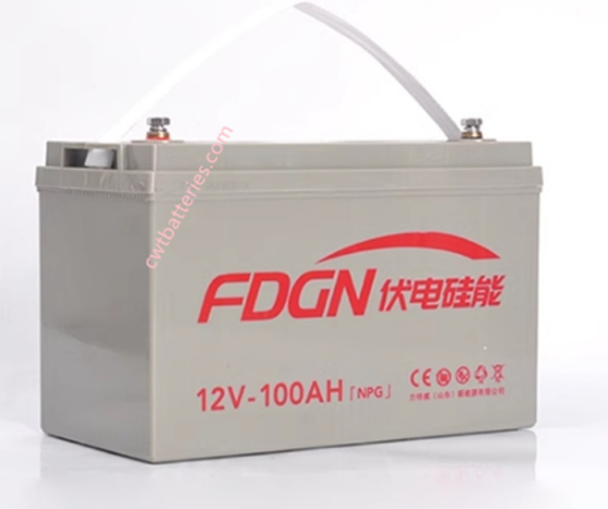 FDGN SMALL SOLAR BATTERY 12V 100Ah Photovoltaic Energy Storage Battery Solar Panel Charging