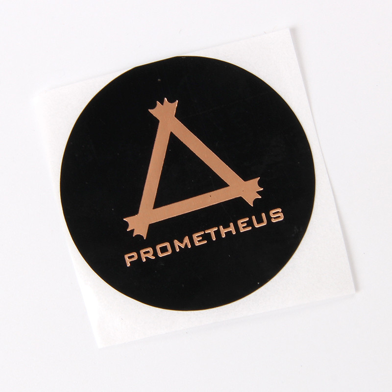 1.5in Black Glossy Sticker Paper For Packaging Cosmetics Beauty
