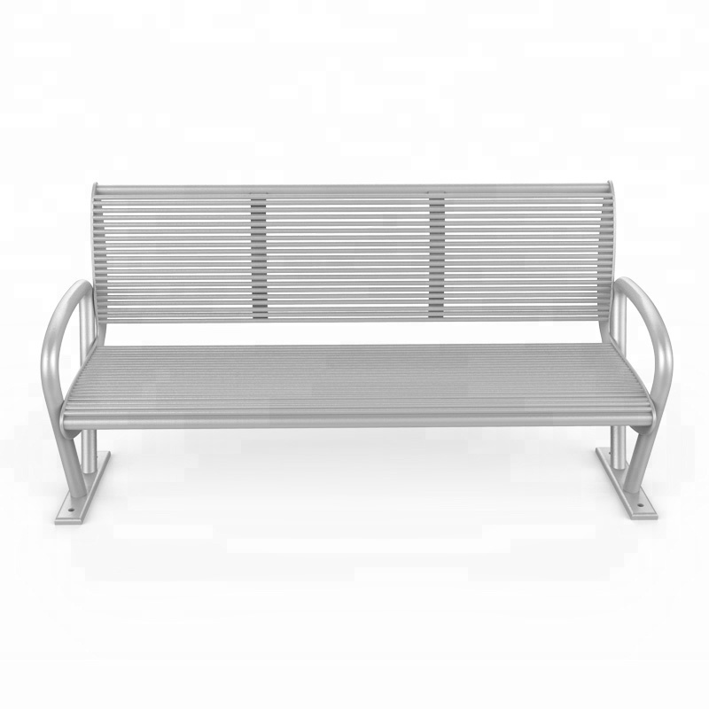 Commercial ISO14001 Certificate 180cm Outdoor Aluminum Benches