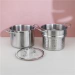 Multifunction Spaghetti Kitchen Soup Pots Stainless Steel With Strainer Insert