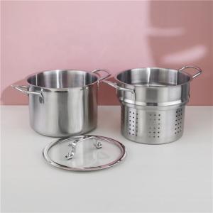 Quality Stainless Steel Kitchen Soup Pots For Home Customized Logo wholesale