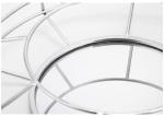 Layered Round Silver Metal Frame Decorative Wall Mirror Small Size For Wall