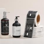 Cosmetic Beverage Bottles Transparent Cosmetic Labels BOPP Uv Resistant Labels