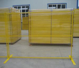Quality Multi Color Temporary Metal Security Fencing Panels Protect Private Assets wholesale