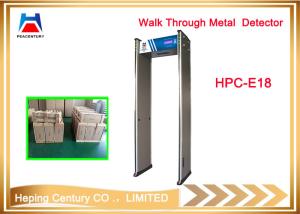 Quality Original Factory 18 zones gold detector walk through metal detector gate wholesale