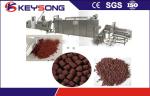 Large Scale Screw Pet Food Extruder , Accurate Control Animal Food Making