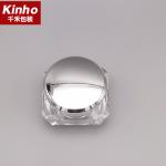 3-50g Frosted Cosmetic Cream Jar Diamond Acrylic Cosmetic Containers Double Wall