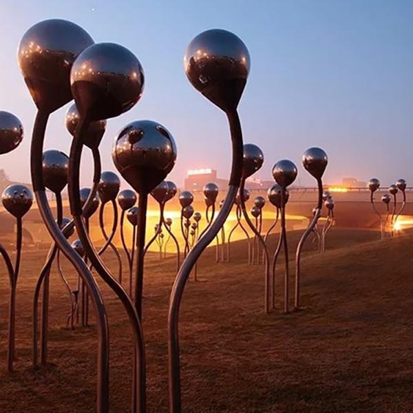 Cheap SGS Certified 316 Stainless Steel Sculpture Outdoor Unique for sale