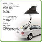 1575.42mhz Car GPS Antenna With 0.3M Sticker Magnetic Installation