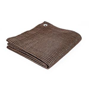 Quality Length 30m 460gsm Brown Pool Garden Sun Shade Cloth With 9 Grommets wholesale