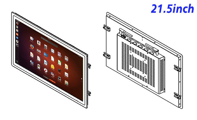 21.5-Inch Large-Format Linux Monitor for Smart City Applications and Digital Signage