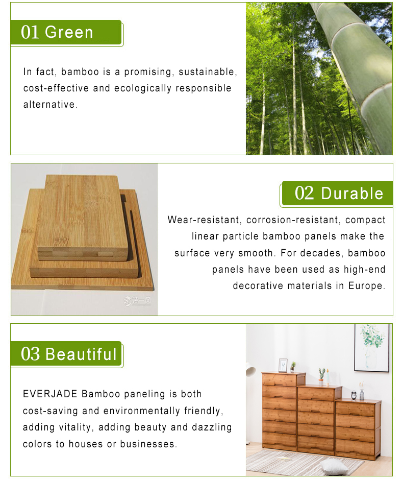 Grooving Bamboo Decks with Modern Design Style and After-sale Assistance