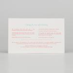White Beauty Paper Thank You Card For Cosmetic Personalized