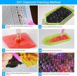 30X40cm Big Moon Diamond Painting Set Full Drill Diamond Art Canvas For