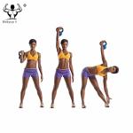 Black Gym Fitness Iron Kettlebells Metal KettleBell Weights 20lbs
