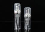 Luxury 50ml Foam Pump Bottle Facial Wash Packaging Empty Round Gold Pump Cap