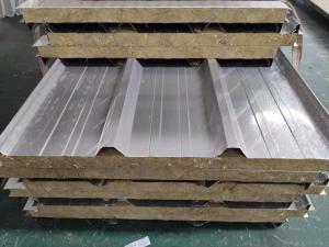 Quality Building Material 50mm Stainless Steel Rock Wool Sandwich Panel wholesale