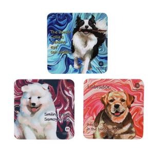 Quality EVA Printed Fridge Magnet Sticker Flexible Magnetic Coaster wholesale