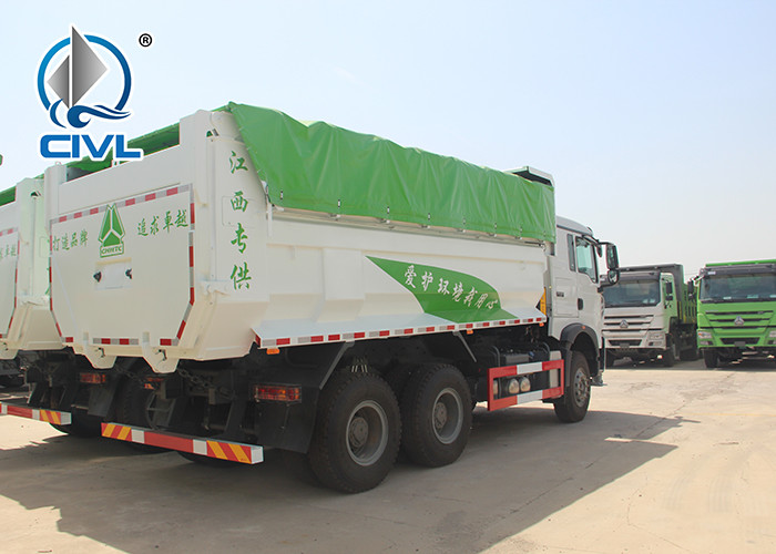 SINOTRUK Ventral Lifting Commercial 30 Ton Dump Truck Sinotruk Howo 5400 * 2300 * 1500mm Euro II Engine Tipper Truck