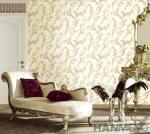 Eco-friendly Vinyl-coated PVC Wallcovering Bathroom Decor 0.53*10M Wallpaper