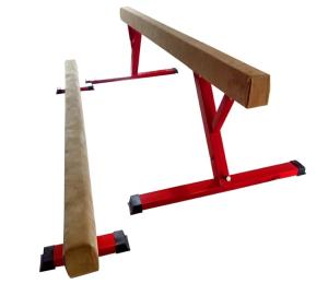 Quality Red Home Balance Beam , Gymnastics Practice Beam 400CM Length Dimension wholesale