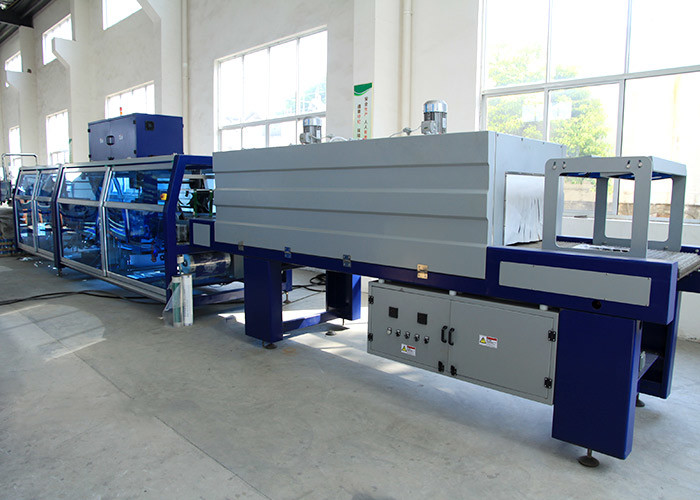 Half Tray PE Film Plastic Water Bottle Wrapping Machine Fully Automatic