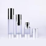 Multiple capacity 15ml 30ml 50ml plastic silver frosted body China manufacturers
