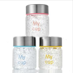 Quality QZH ISO9001 Bird Nest Custom Printed Glass Jars Transparent Personalised 60*80mm wholesale