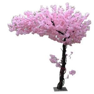 Quality Fiberglass Artificial Cherry Blossom Trees UV Stabilized 140cm Height Waterproof wholesale