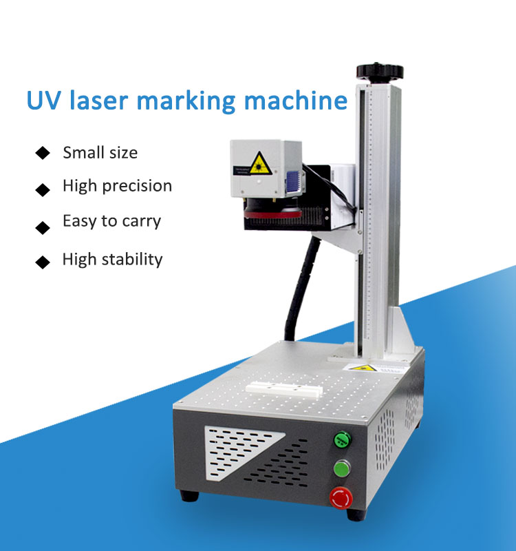 3w 5w Uv Marking Machine Portable For Jewelry Electronic Parts Wood Plastic