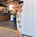 Sleeveless Open Back Summer Maxi Dress