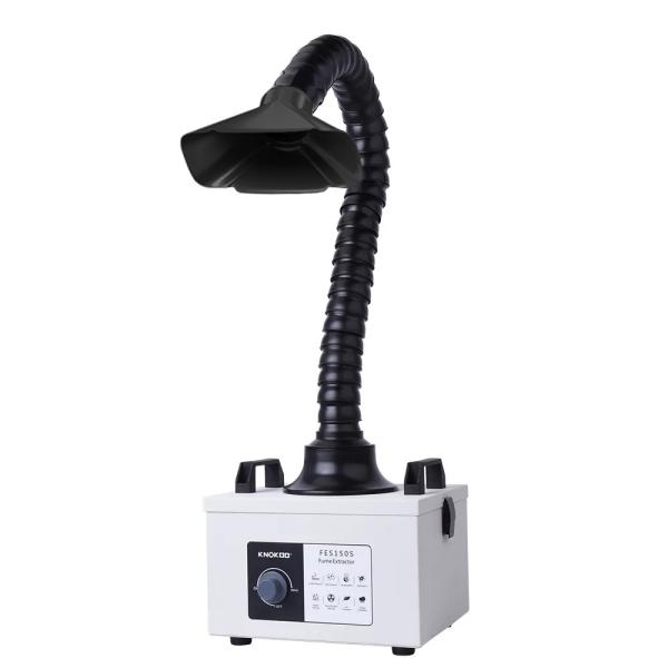 100W Solder Fume Extractor FES150S Smoke Absorber For Small Laser Printing