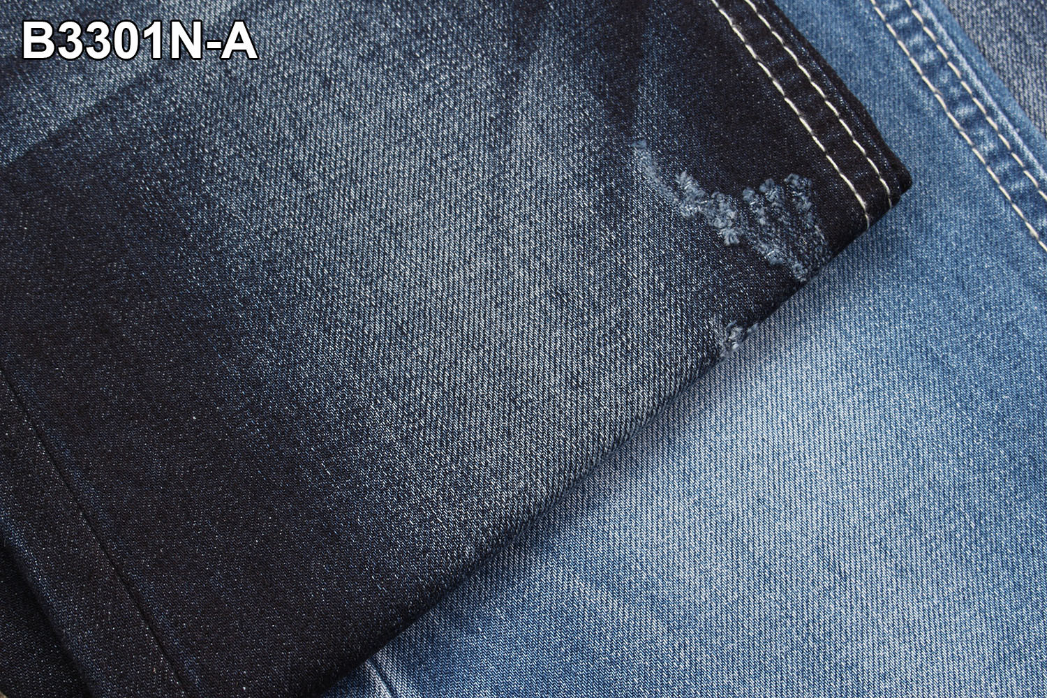 9OZ Light Weight 100 Cotton Denim Fabric Ring Spun OA Warp Slub Yarn