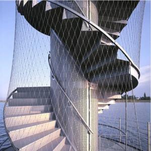 Quality Stainless Steel 304/316 Anti falling/dropping Rope Mesh Fence Strong Toughness wholesale