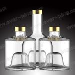 375ML 500ML Pyramid Shaped Liquor Glass Bottles