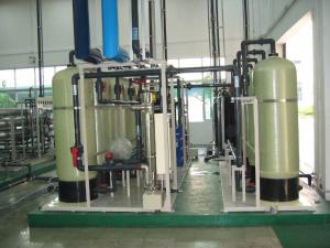 Quality FRP 30 M3/H Na Mg2 Ca2 Ion Exchange Water Treatment Plant wholesale