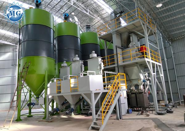 Automatic Tile Adhesive Machine Manufacturing Plant 220V Dry Mortar Premix