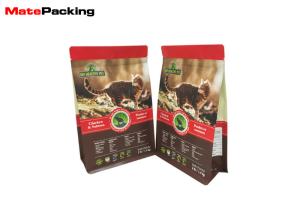 Quality Pet Custom Food Packaging Bags , Plastic Laminated Cat Food Pouches wholesale