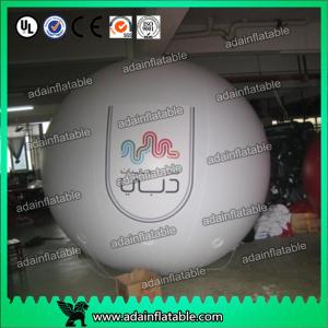 Quality 2.5m PVC Inflatable Helium Big Sky Balloon Advertising With Logo Printinga wholesale