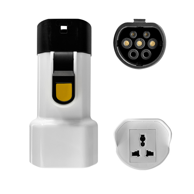 Qiaoyi GBT to Type2 22kw 380v AC Inlet Adapter for Electric Vehicles 32A Charging Connector Outlet Plug ev charger adaptor