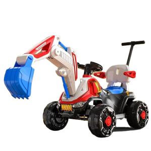 Quality 2.4G Bluetooth Remote Control 6v All-electric Ride on Construction Truck Car for Kids wholesale