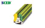 Ground Type 6mm2 Din Rail Terminal Blocks Industrial Electrical Connectors