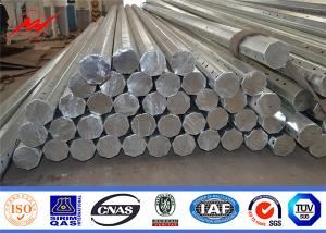 Quality 69kv Steel Utility Poles , Hot Dip Galvanized Power Distribution Pole wholesale