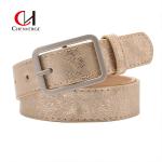 Shiny PU Alloy Buckle Ladies Leather Belt Jeans Clothing Accessories