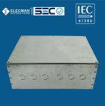 Outside Galvanized Square IEC 61386 Steel Electric Cable Junction Box 400x300x15