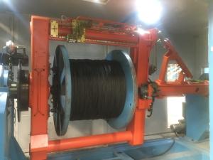 Quality Soundproof Cable Stranding Machine 1250mm Single Twister With Armoring Screening Speed 350rpm wholesale