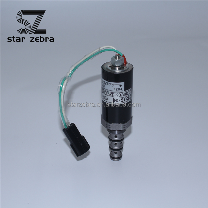 KDRDE5KR-20/40C07-203A SKX5P-17-210 EZ20V00018F1 Excavator Parts OEM Hydraulic Solenoid Valve Pump for Heavy Equipment